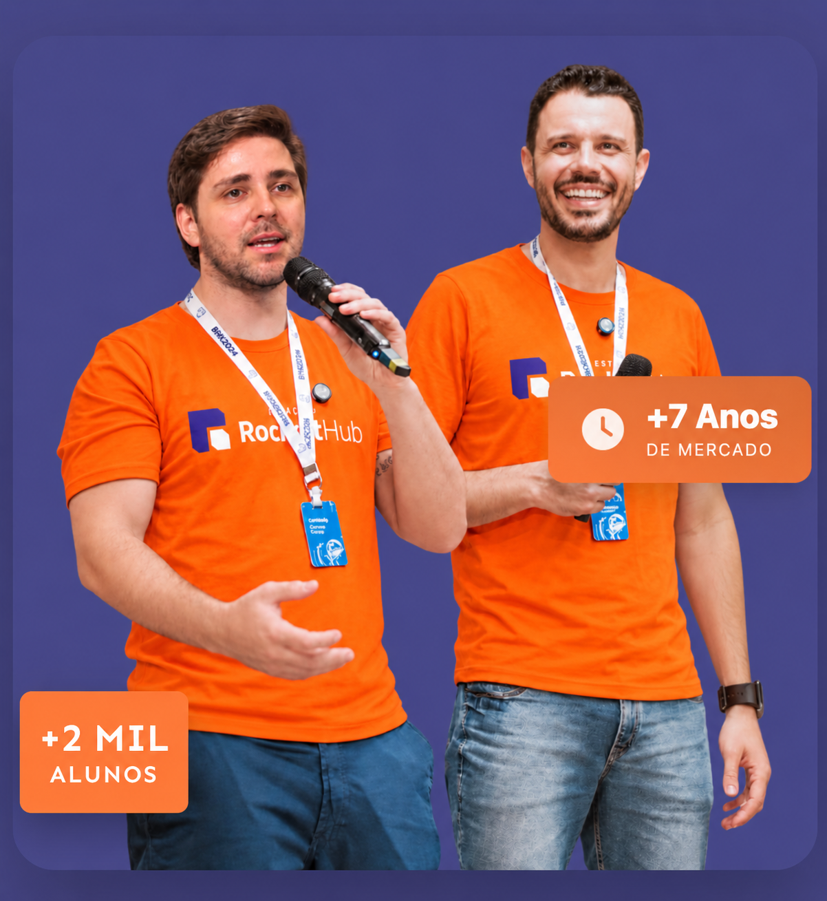 Marcos Lopes e Pablo Curti, fundadores da Estação RocketHub
